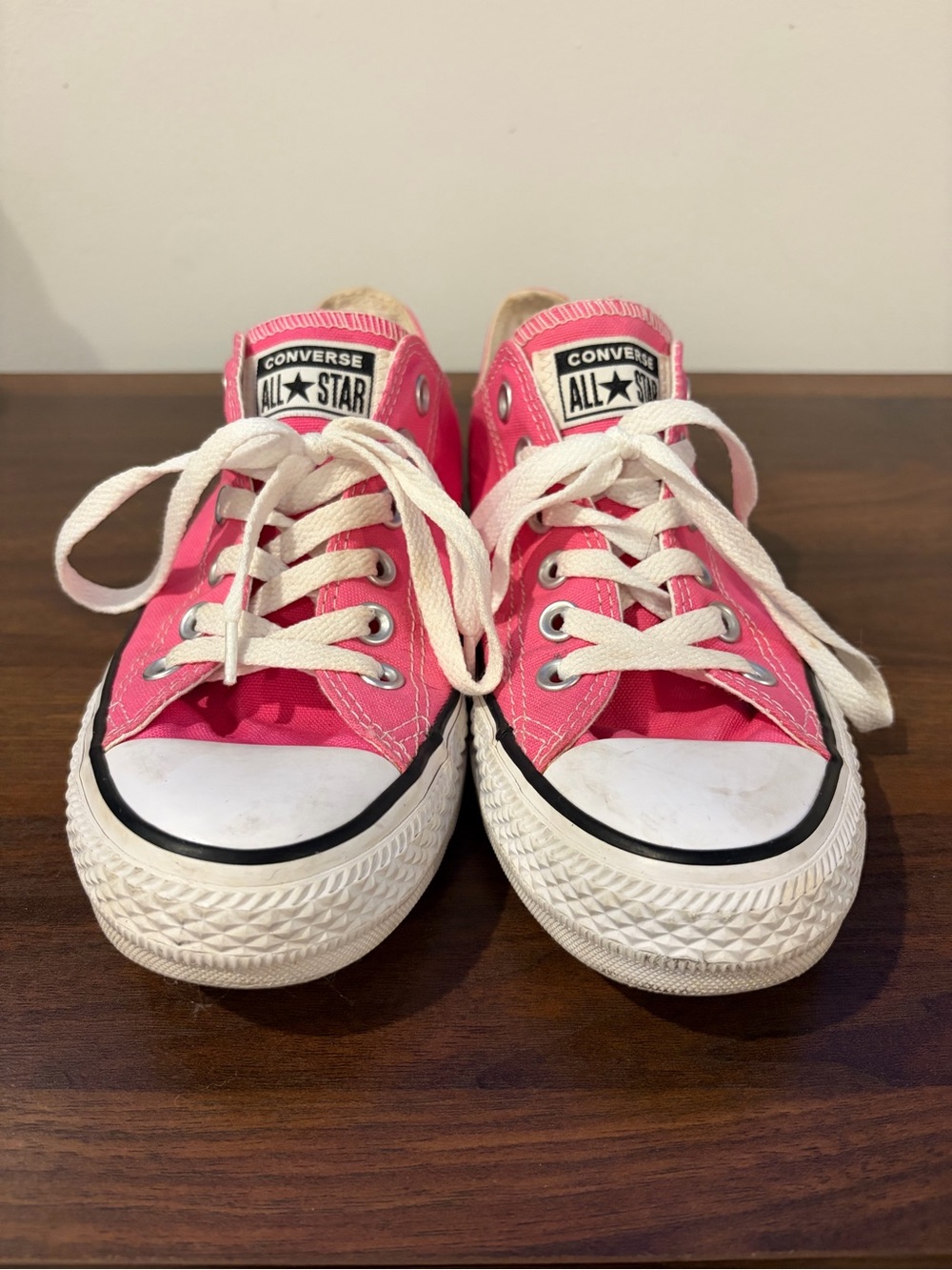 Converse Pink Low Top All Star Sneakers